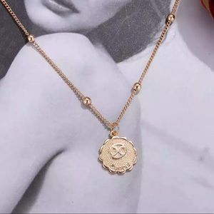 Cancer Zodiac Coin Necklace